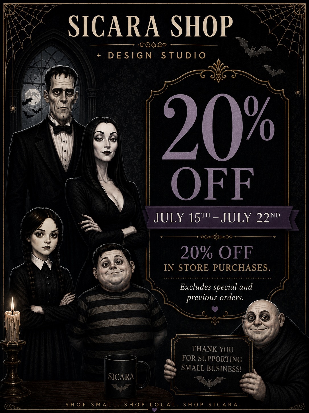 Sicara Addams Family Promo